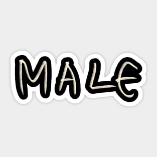 Male Sticker